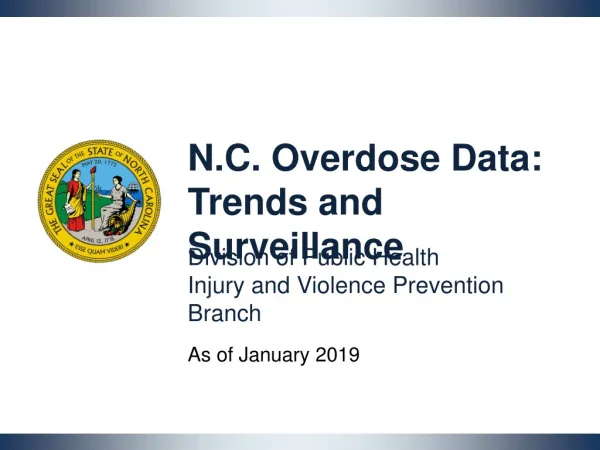 N.C. Overdose Data: Trends and Surveillance