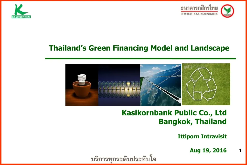 thailand s green financing model and landscape