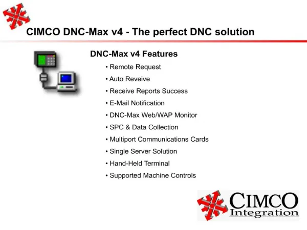 CIMCO DNC-Max v4 - The perfect DNC solution