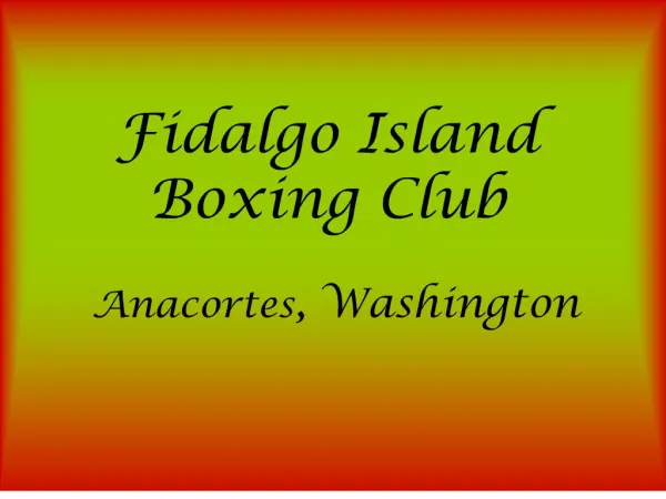 Fidalgo Island Boxing Club