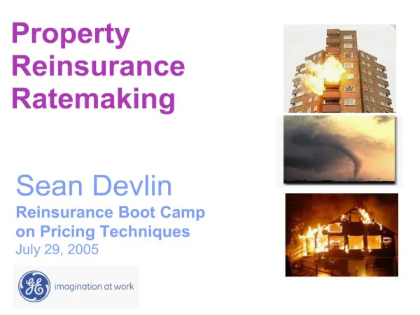 Property Reinsurance Ratemaking
