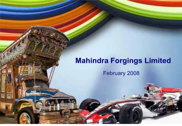 Mahindra Forgings Limited
