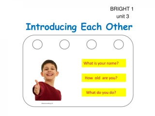 Introducing Each Other - slide 1