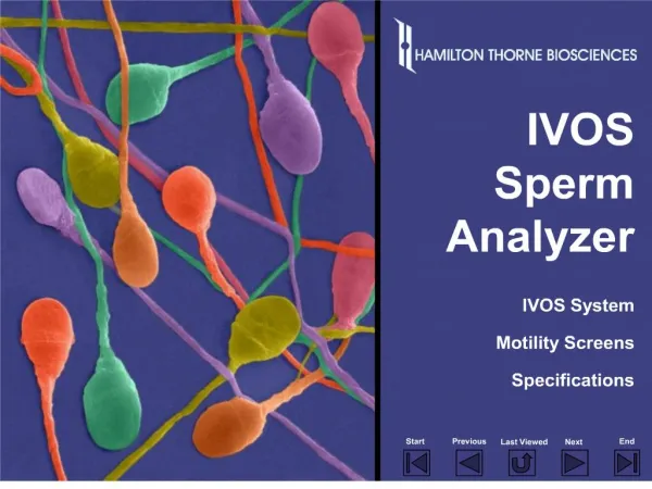 IVOS Sperm Analyzer
