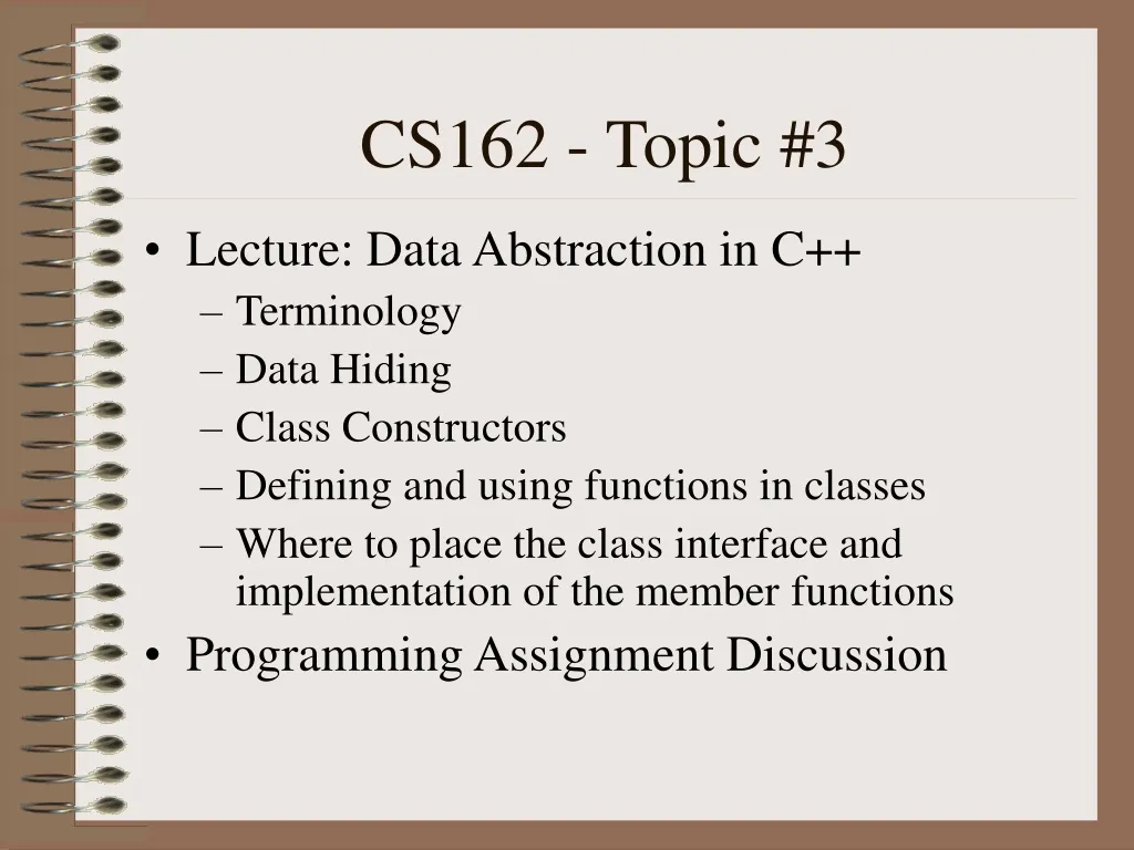 cs162 topic 3