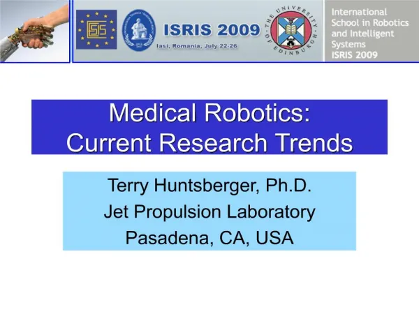 Medical Robotics: Current Research Trends