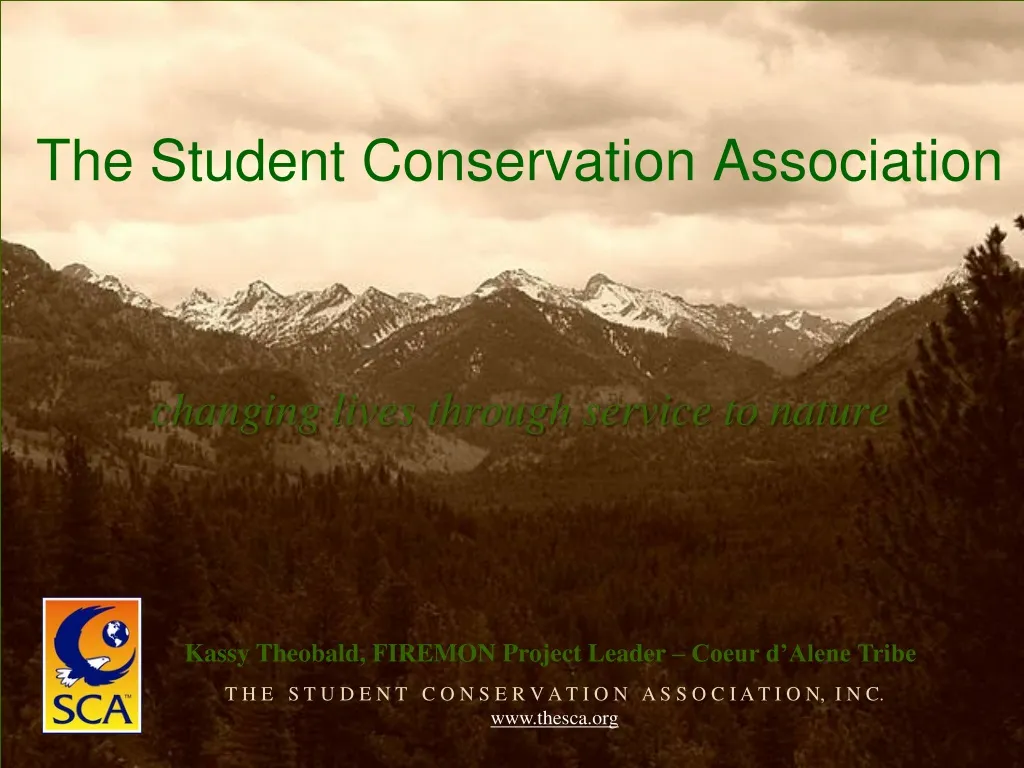 the student conservation association