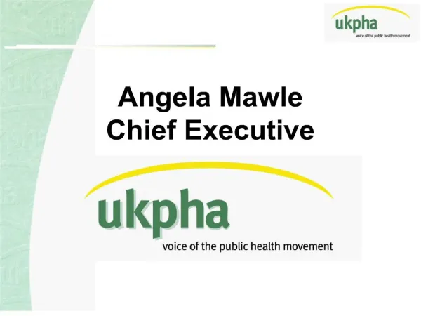 Angela Mawle Chief Executive