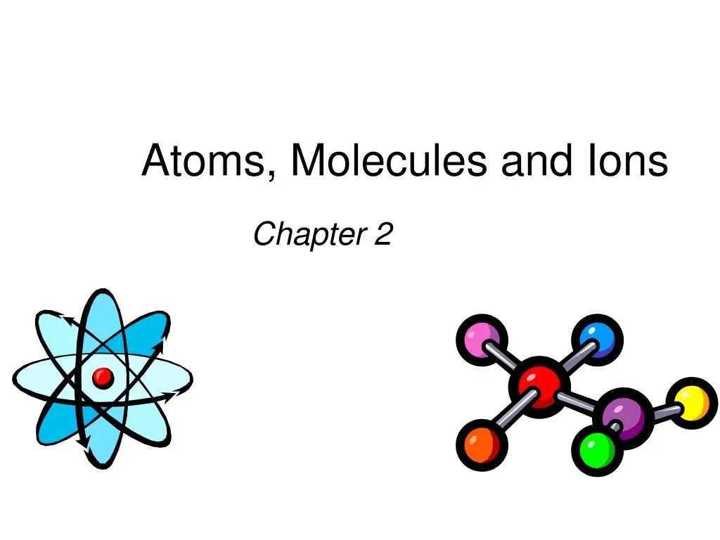 atoms molecules and ions