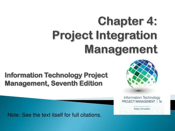 Chapter 4: Project Integration Management