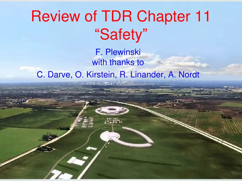 review of tdr chapter 11 safety