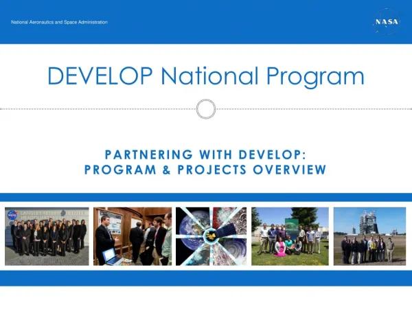Partnering with DEVELOP: Program &amp; Projects Overview