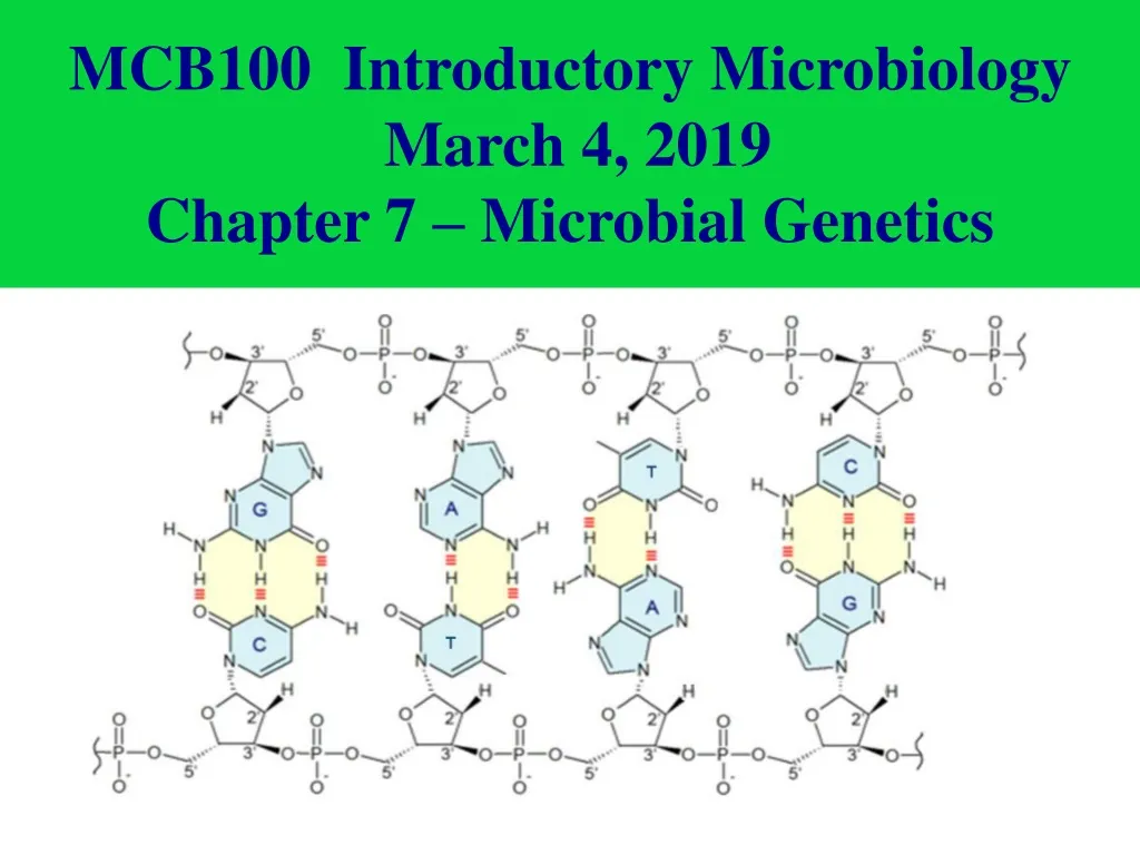 mcb100 introductory microbiology march 4 2019