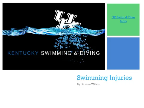 Swimming Injuries