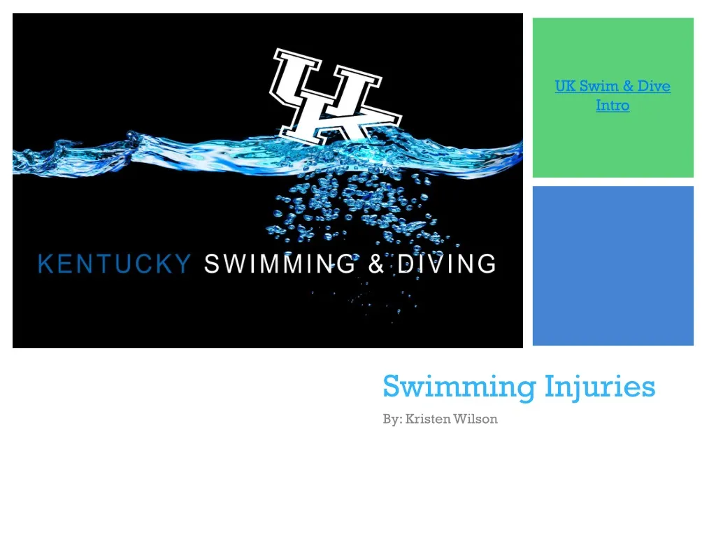 swimming injuries