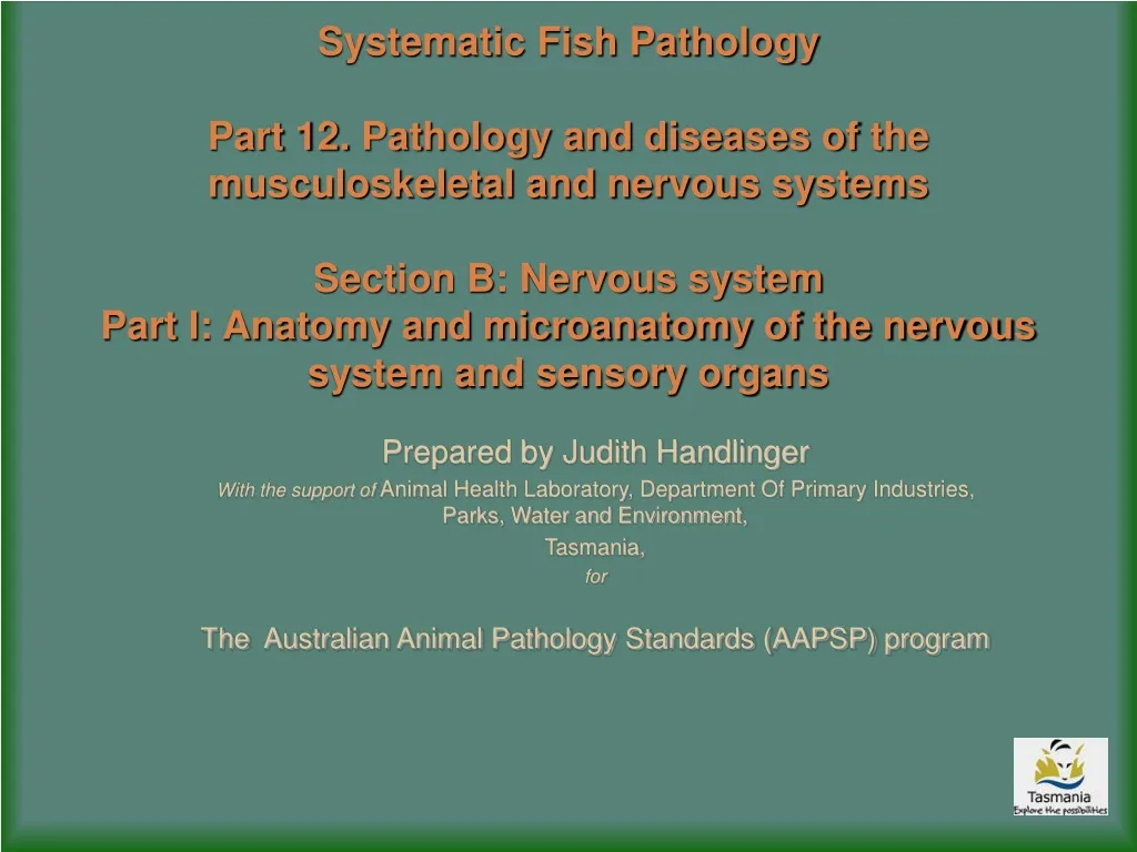 systematic fish pathology part 12 pathology