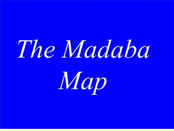 Madaba Map