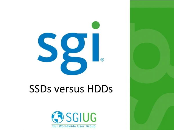 SSDs versus HDDs