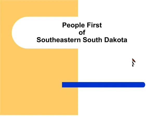 People First of Southeastern South Dakota