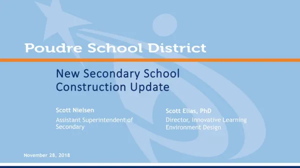 New Secondary School Construction Update