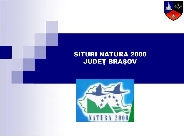 SITURI NATURA 2000 JUDET BRASOV