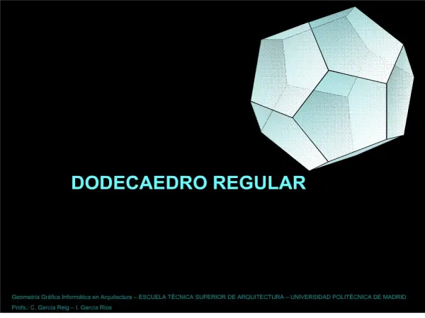 Dodecaedro en cubo y vacuo - GEOMETR