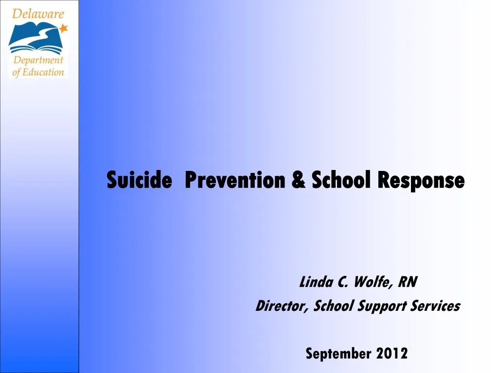 suicide prevention school response