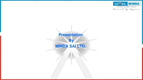 Presentation By MINDA SAI LTD.