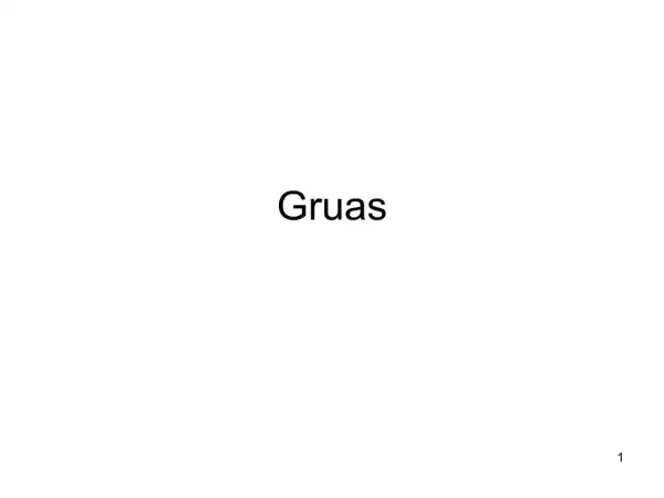 Gruas