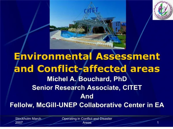 Michel Bouchard - BOUCHARD-16 mars 2007 - PowerPoint Presentation