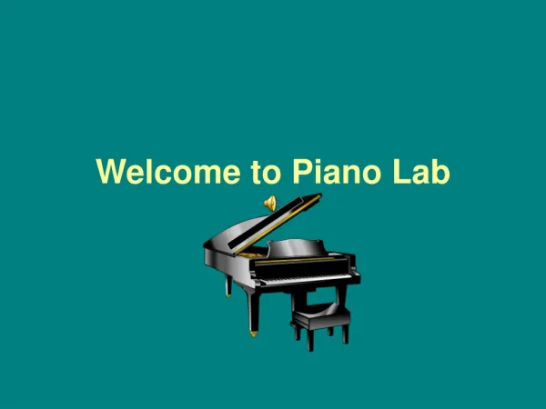 Welcome to Piano