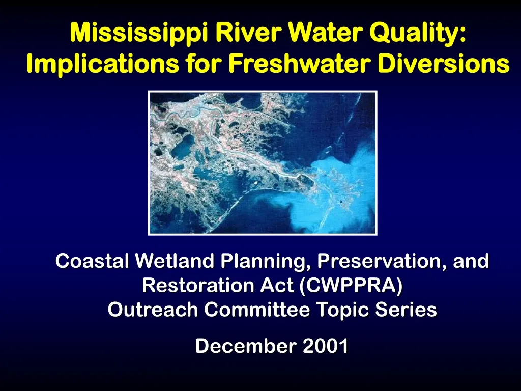 mississippi river water quality implications