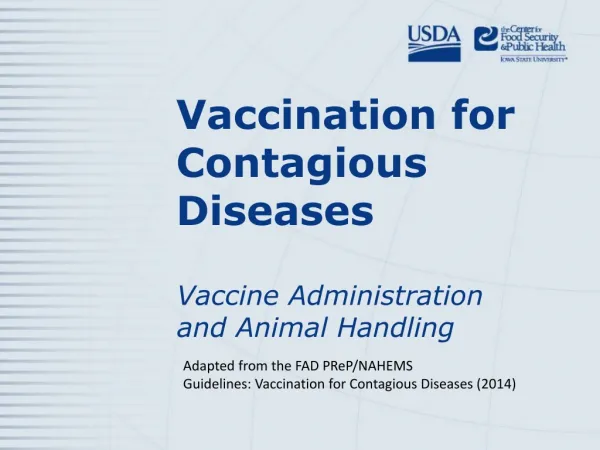 Vaccination for Contagious Diseases