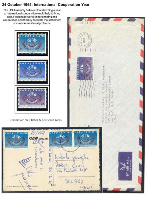 Correct air mail letter post card rates.