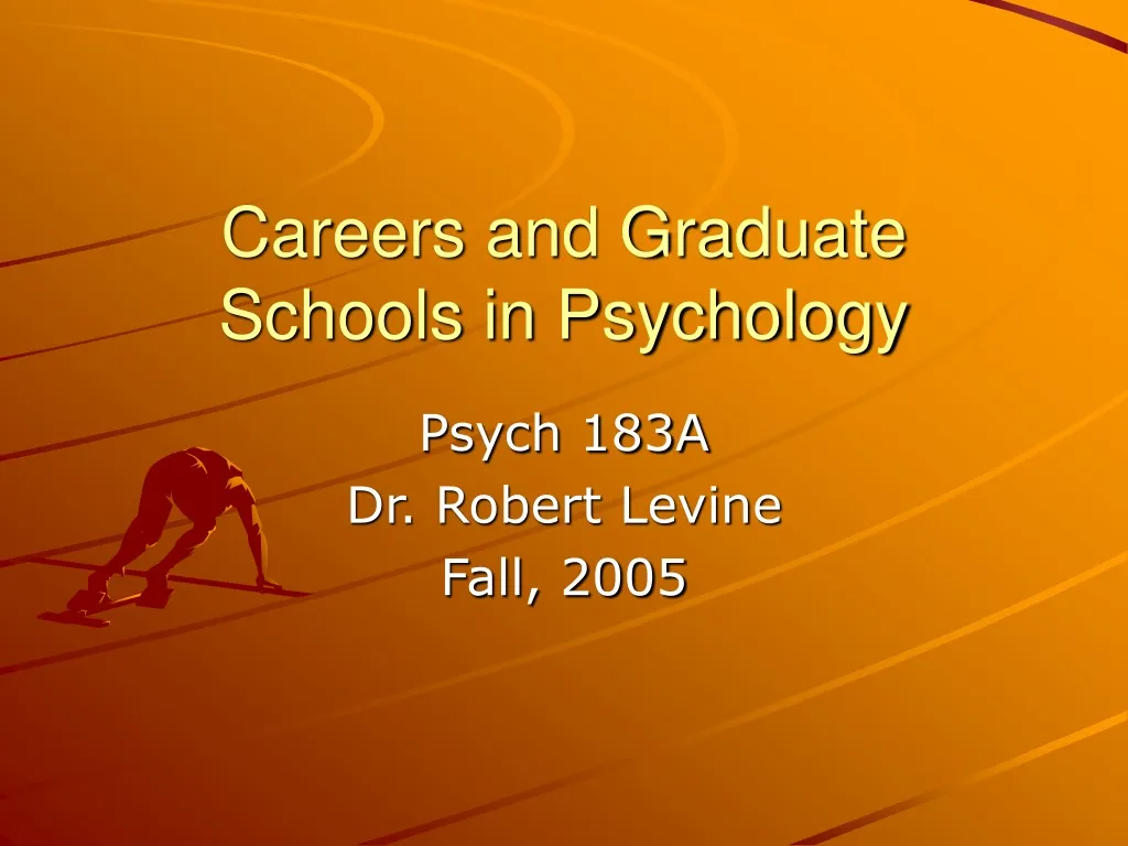 careers and graduate schools in psychology