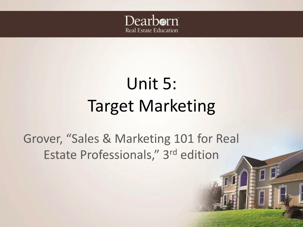 unit 5 target marketing
