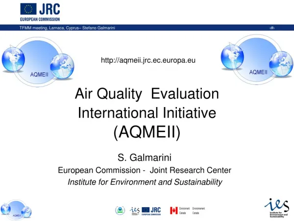 Air Quality Evaluation International Initiative (AQMEII)