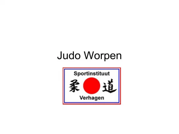 Judo Worpen
