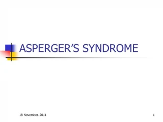 ASPERGER S SYNDROME - slide 1