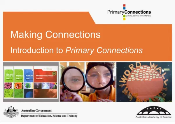 Introduction to Primary Connections