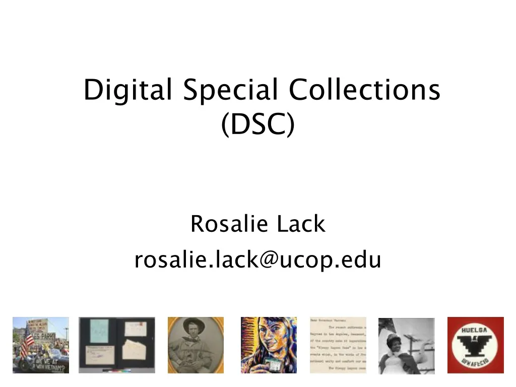 digital special collections dsc