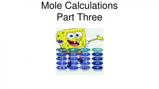 Mole Calculations Part Three - slide 1