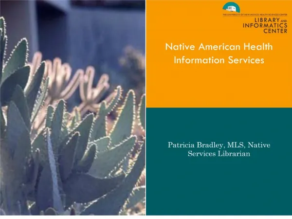 Native American Health Information Services