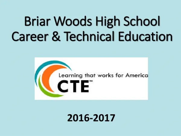 Briar Woods High School Career &amp; Technical Education