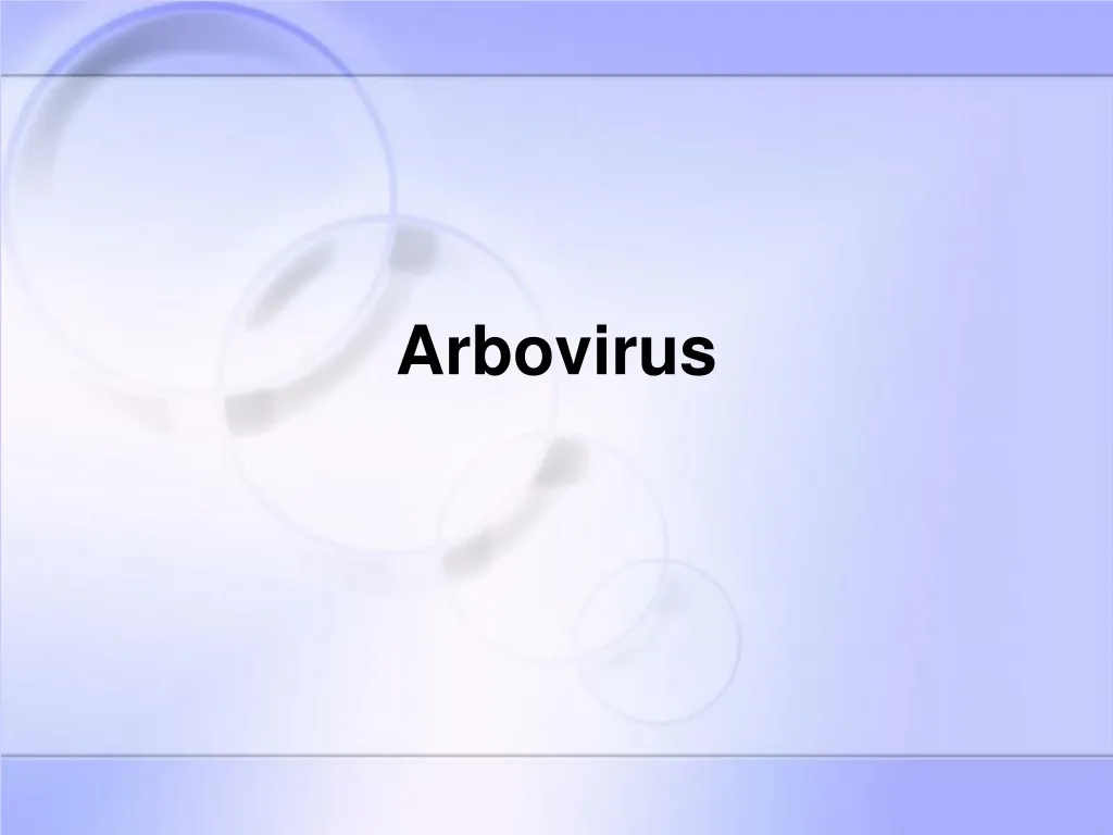 arbovirus