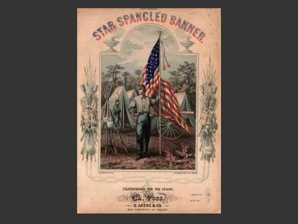 Francis Scott Key 's original manuscript copy of his &quot;Star-Spangled Banner&quot; poem.