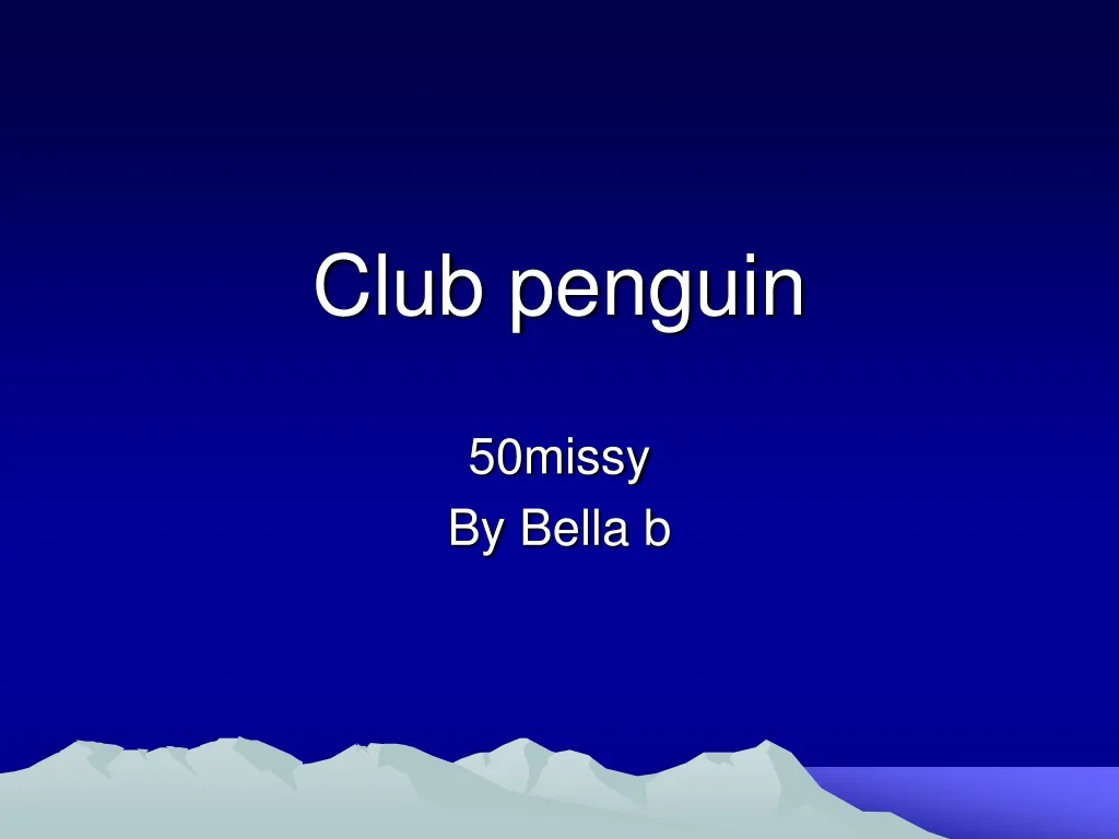 club penguin