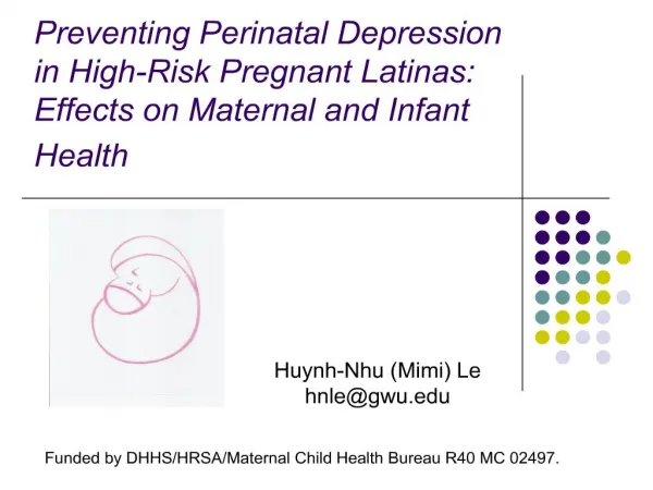 Preventing Perinatal Depression in High-Risk Pregnant Latinas ...