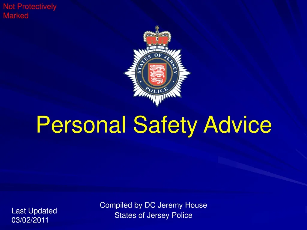 personal safety advice