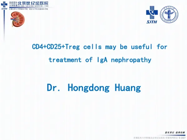 CD4+CD25+Treg cells may be useful for treatment of IgA nephropathy